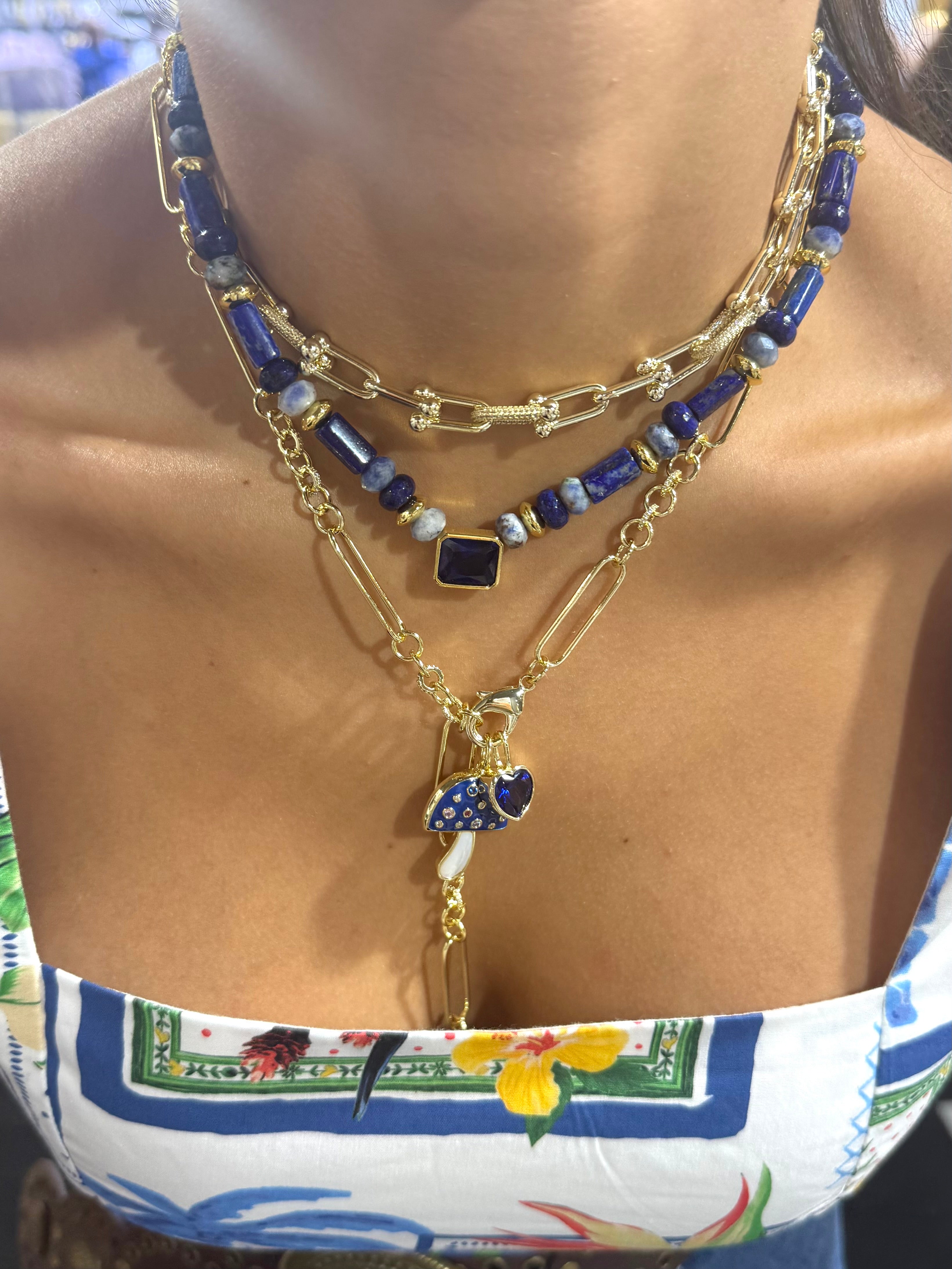 Royal Coastline Stone Necklace