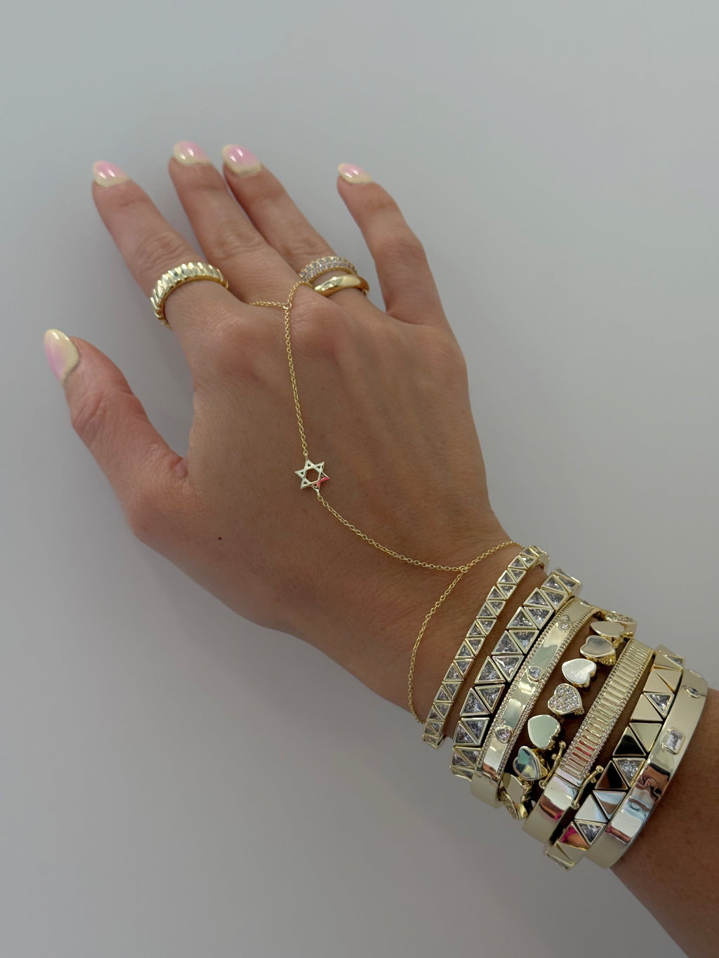 Star of David Hand Chain