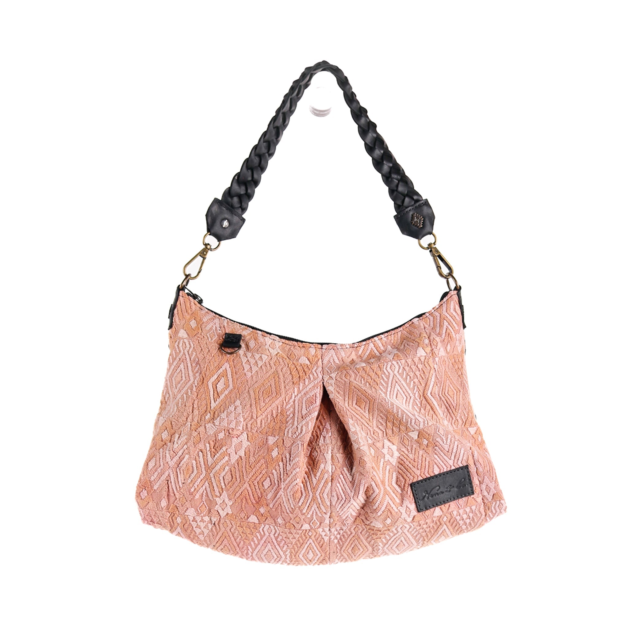 EXPEDITION BAG - SMALL - OOAK HUIPIL - BLACK - NO. 12191