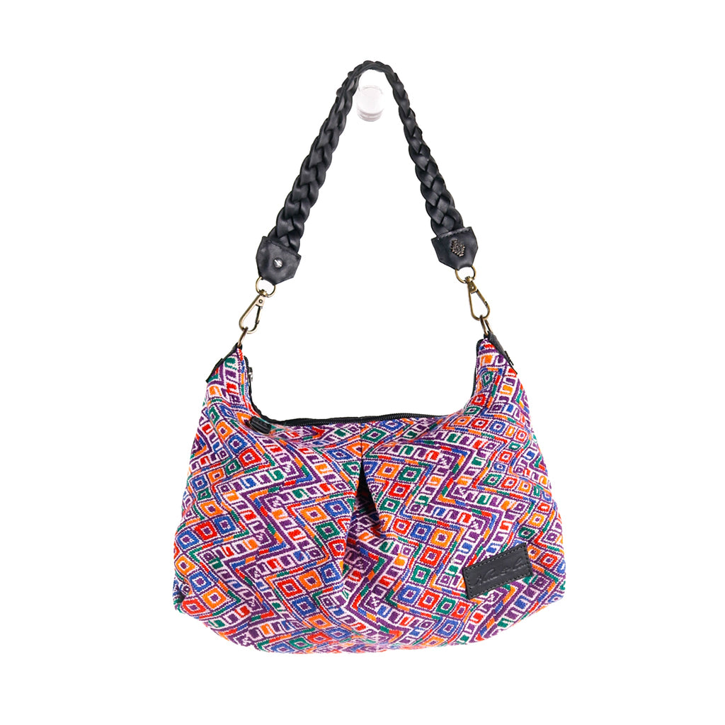 EXPEDITION BAG - SMALL - OOAK HUIPIL - BLACK - NO. 12193