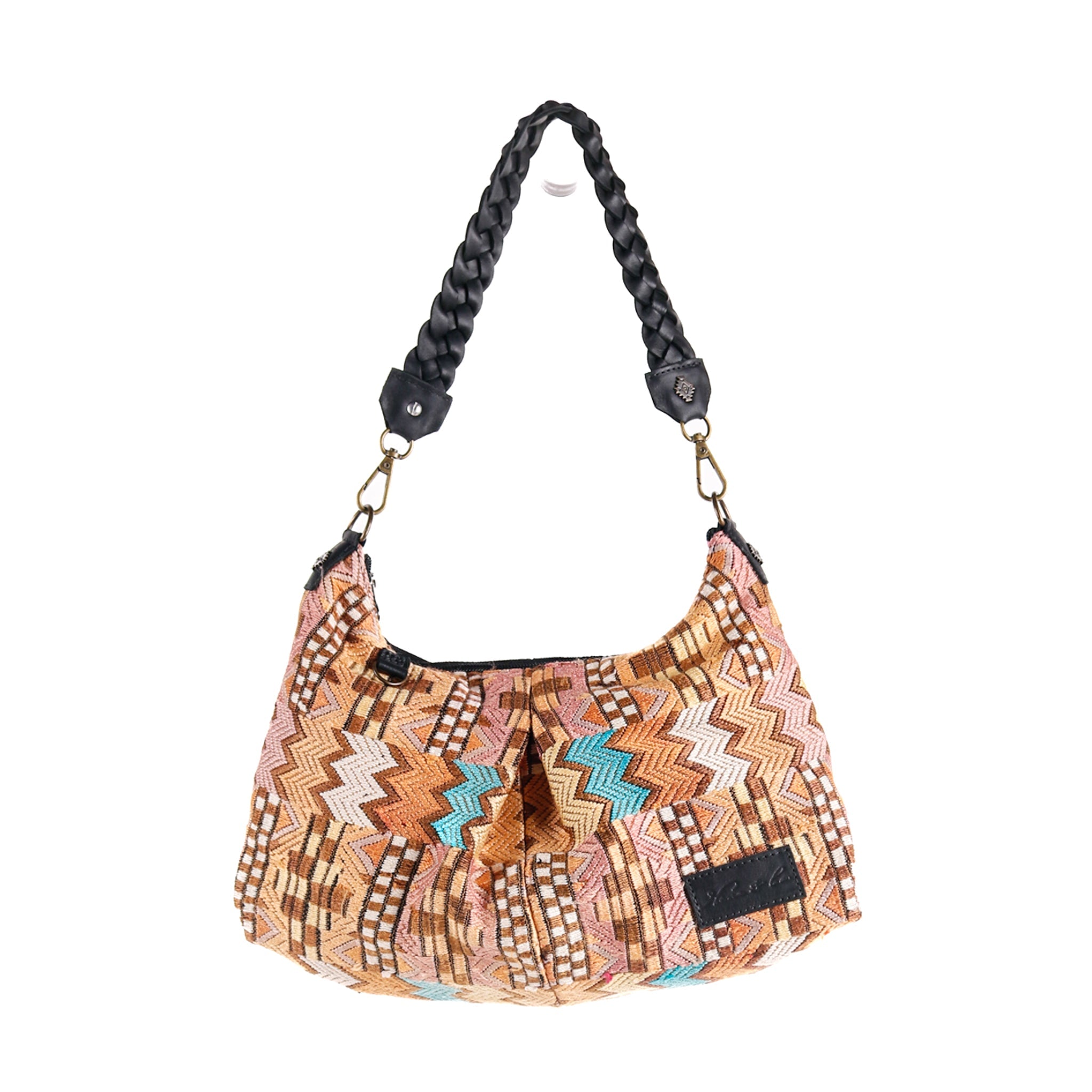 EXPEDITION BAG - SMALL - OOAK HUIPIL - BLACK - NO. 12195