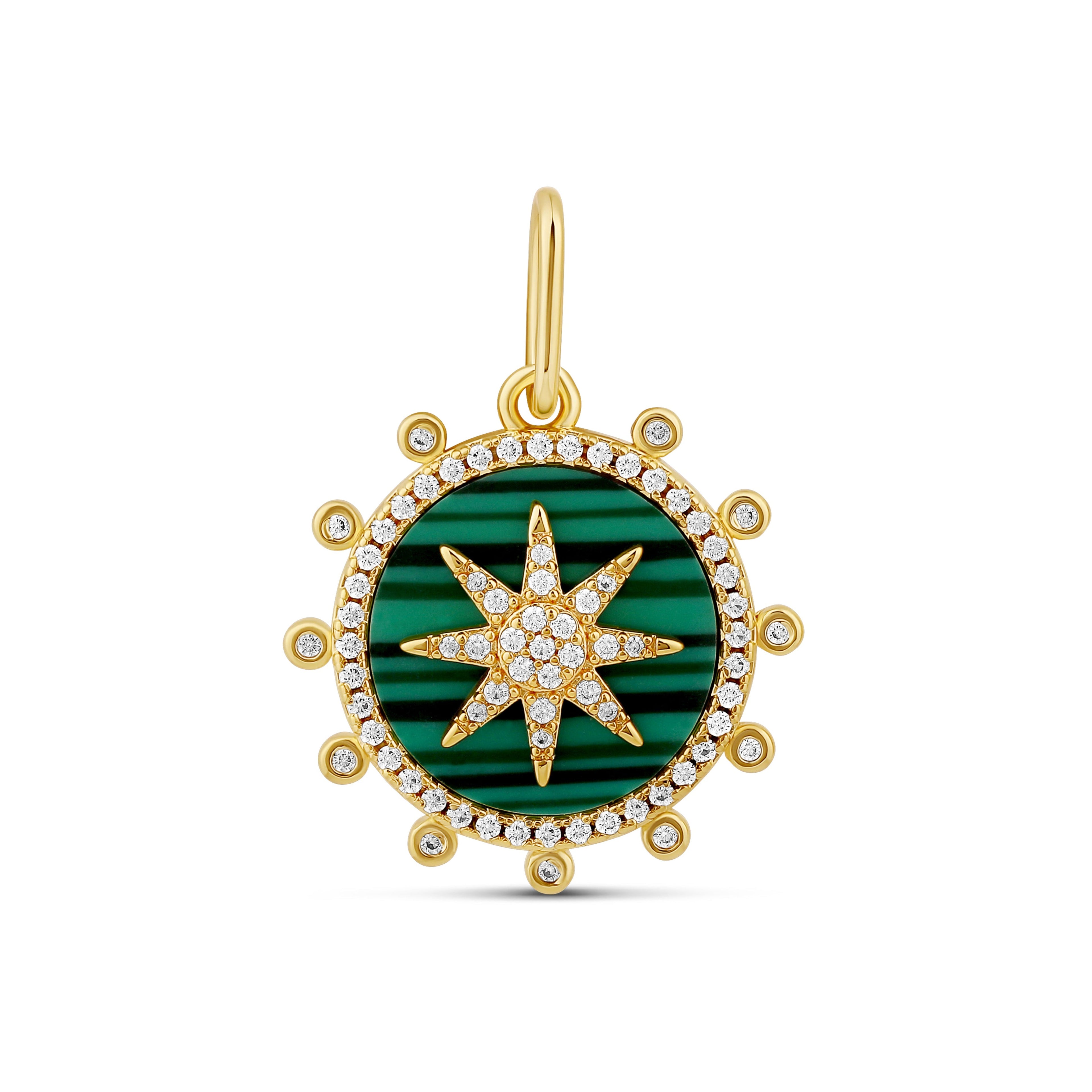 Compass Medallion Charm