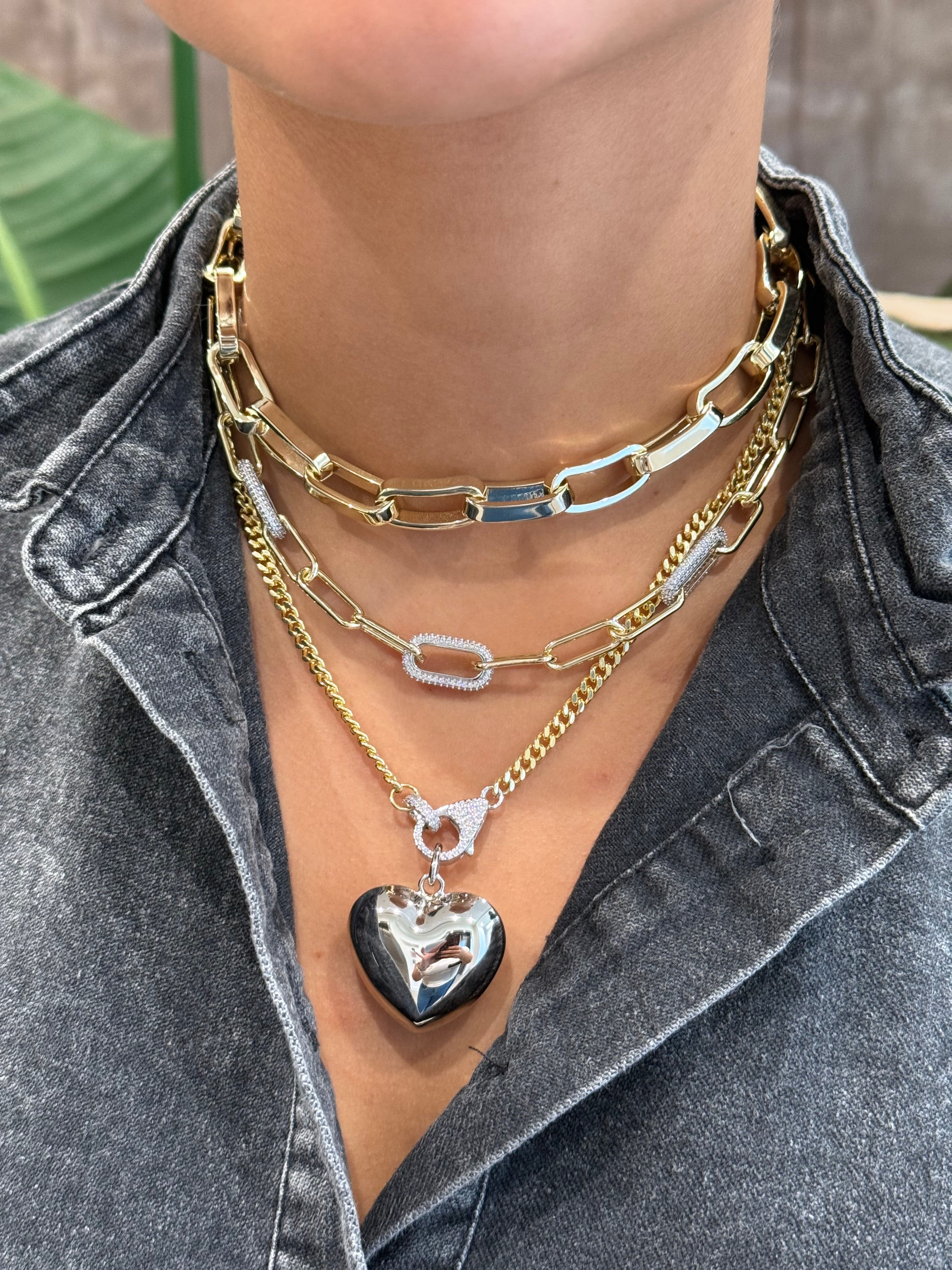 Bold Clasp Cuban Chain