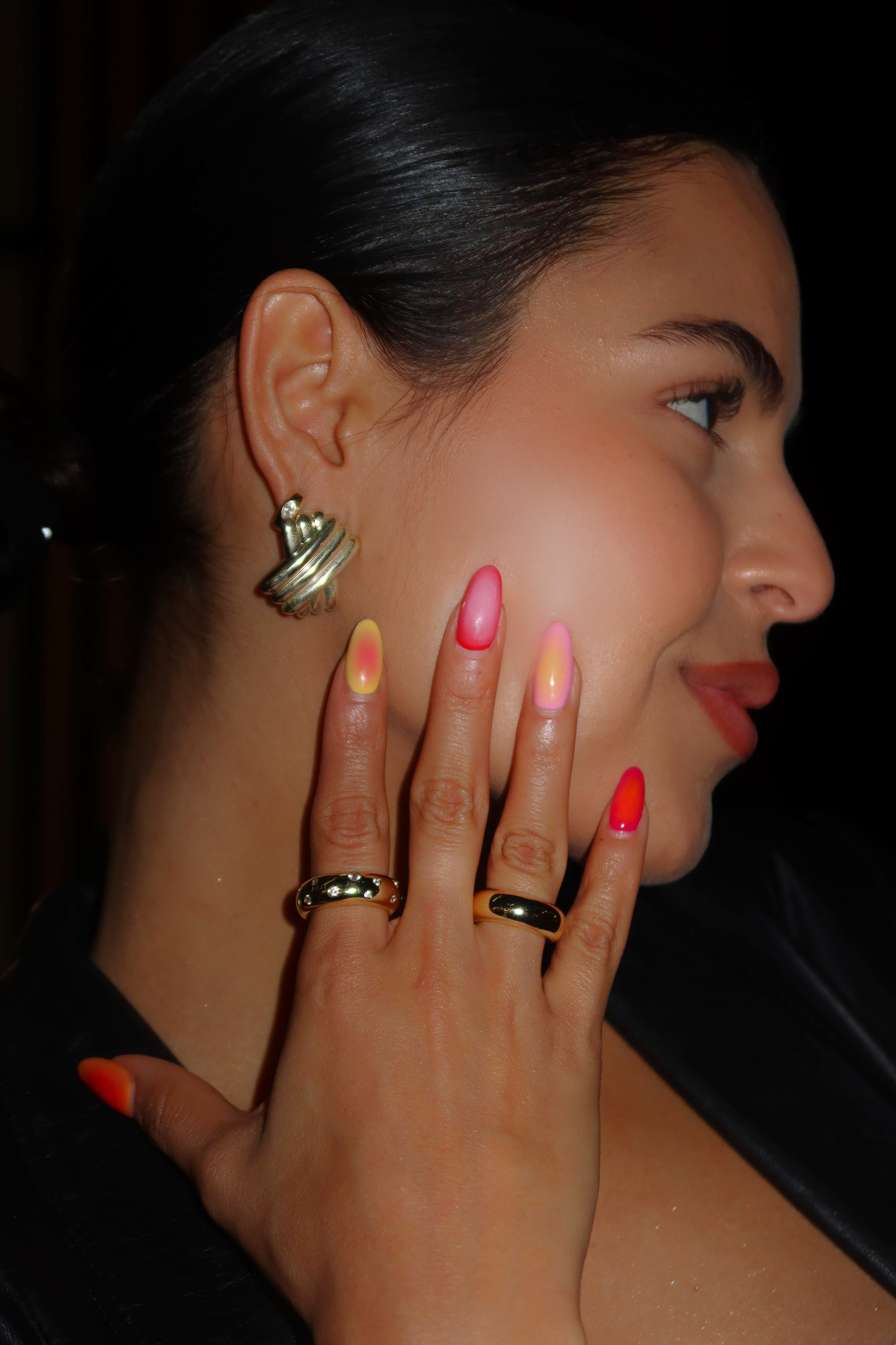 Criss-Crossed Bold Earrings