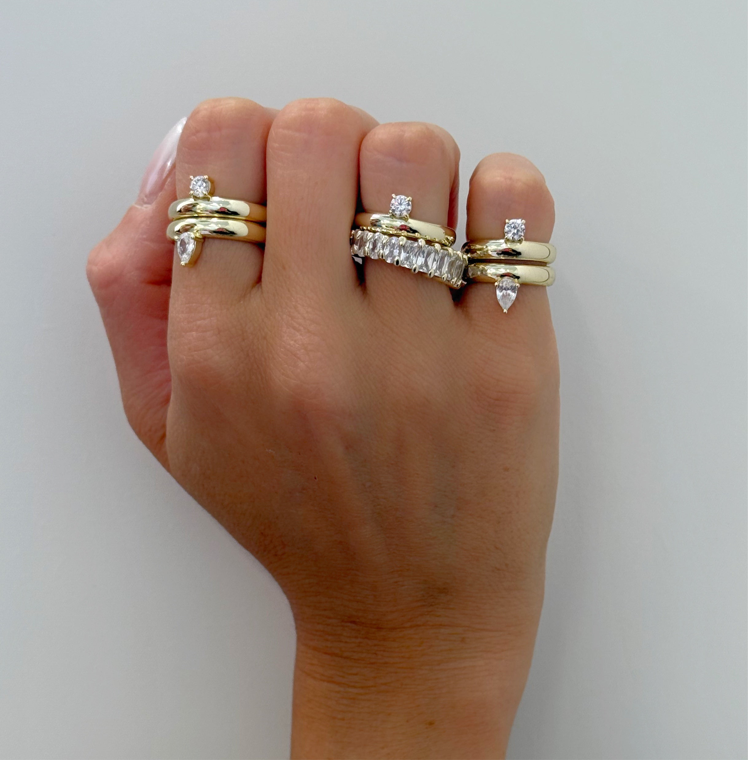 Round Solitaire Band