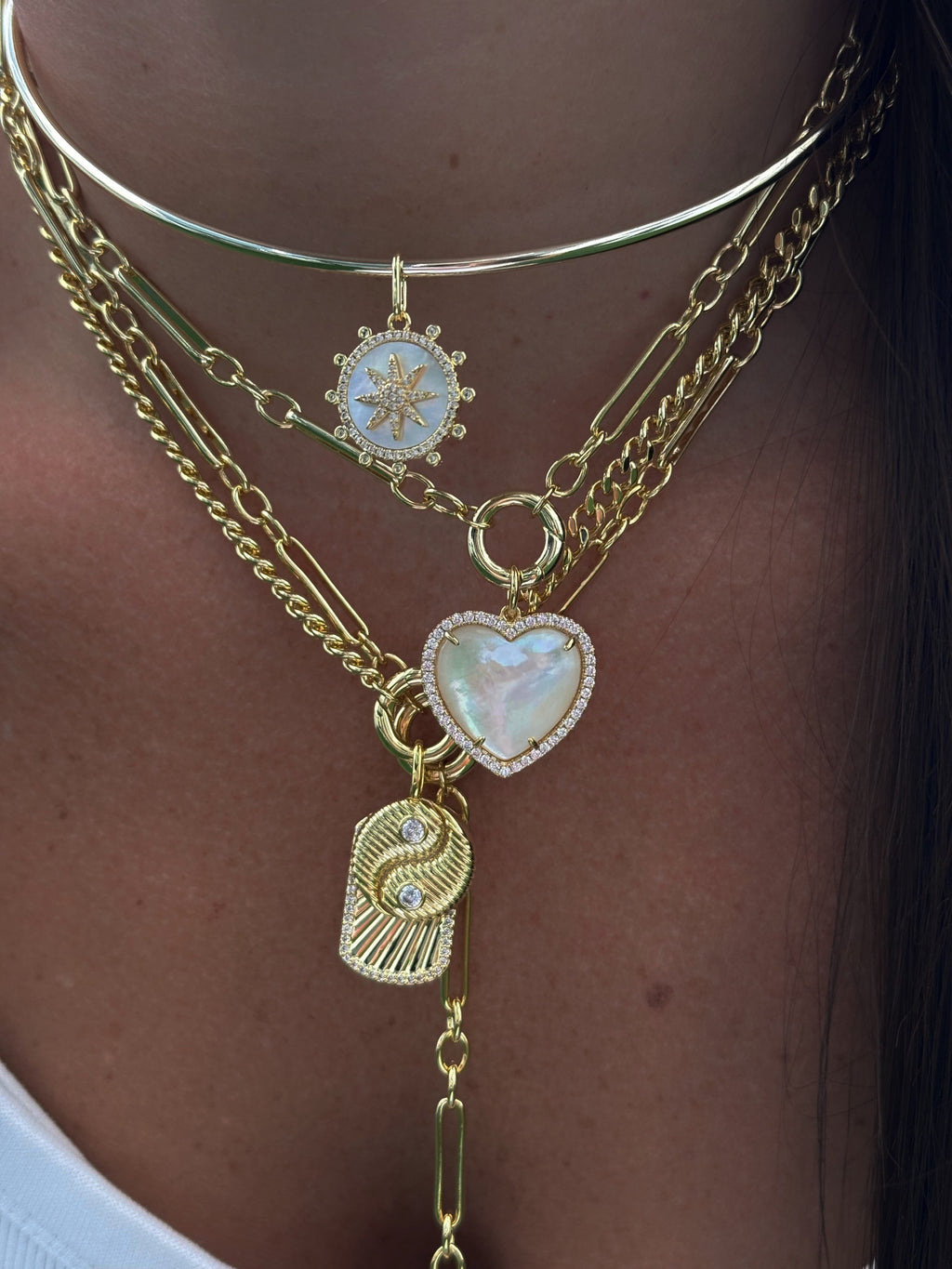 Compass Medallion Charm
