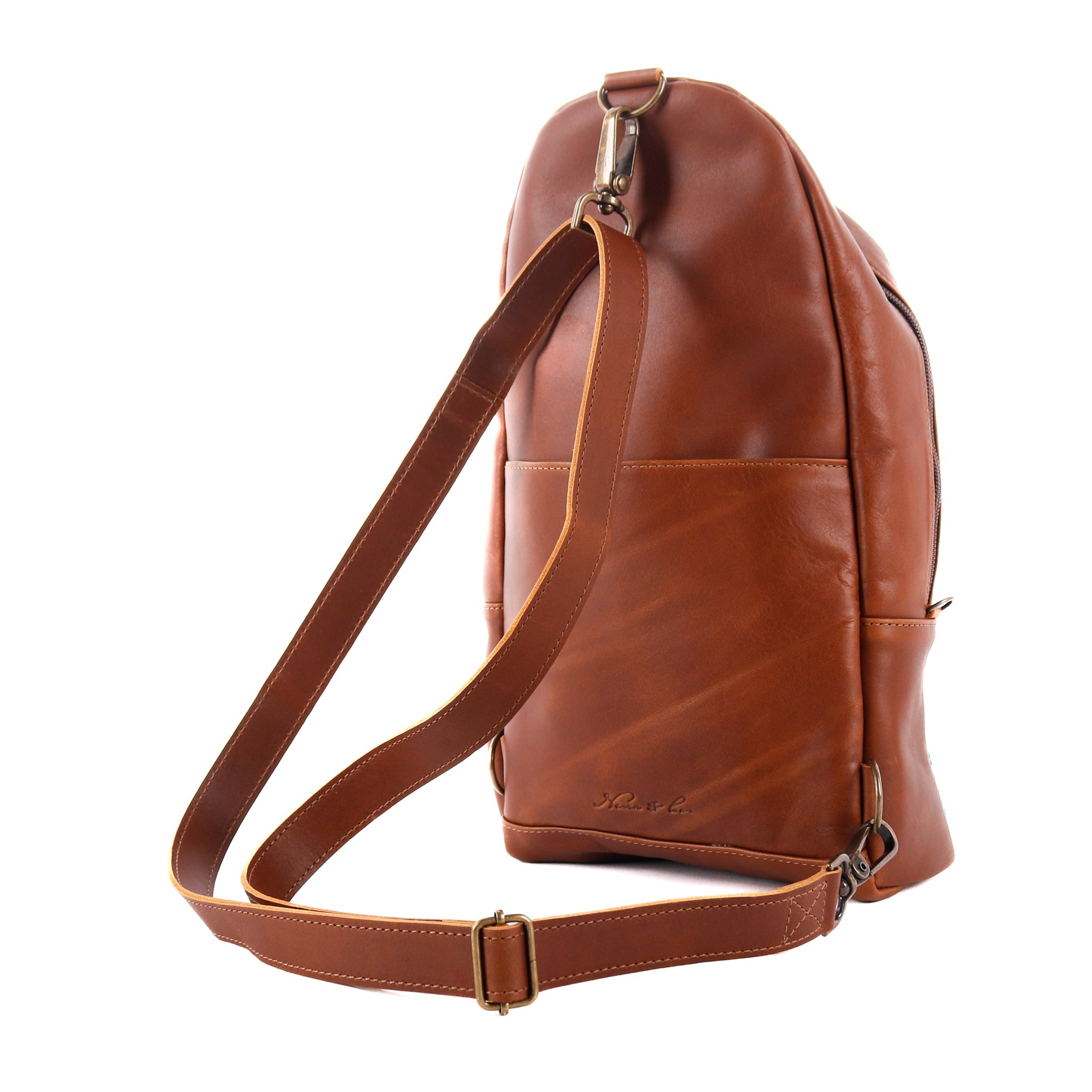 CROSSBODY SLING 2.0 - LARGE - OOAK HUIPIL - CAFE - NO. 11661