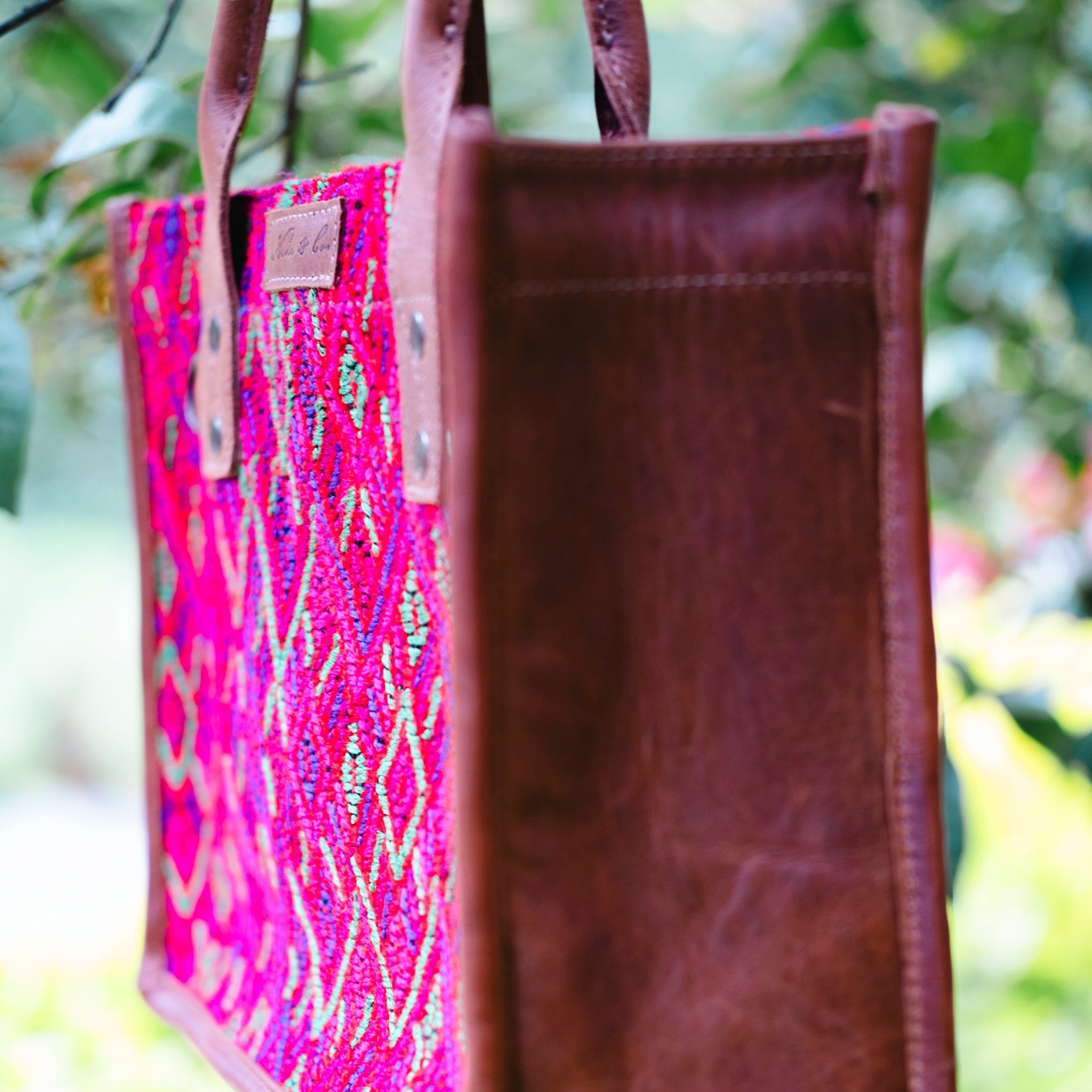 MEDIUM PERFECT TRAVEL TOTE - OOAK - AUBURN - NO. 12572