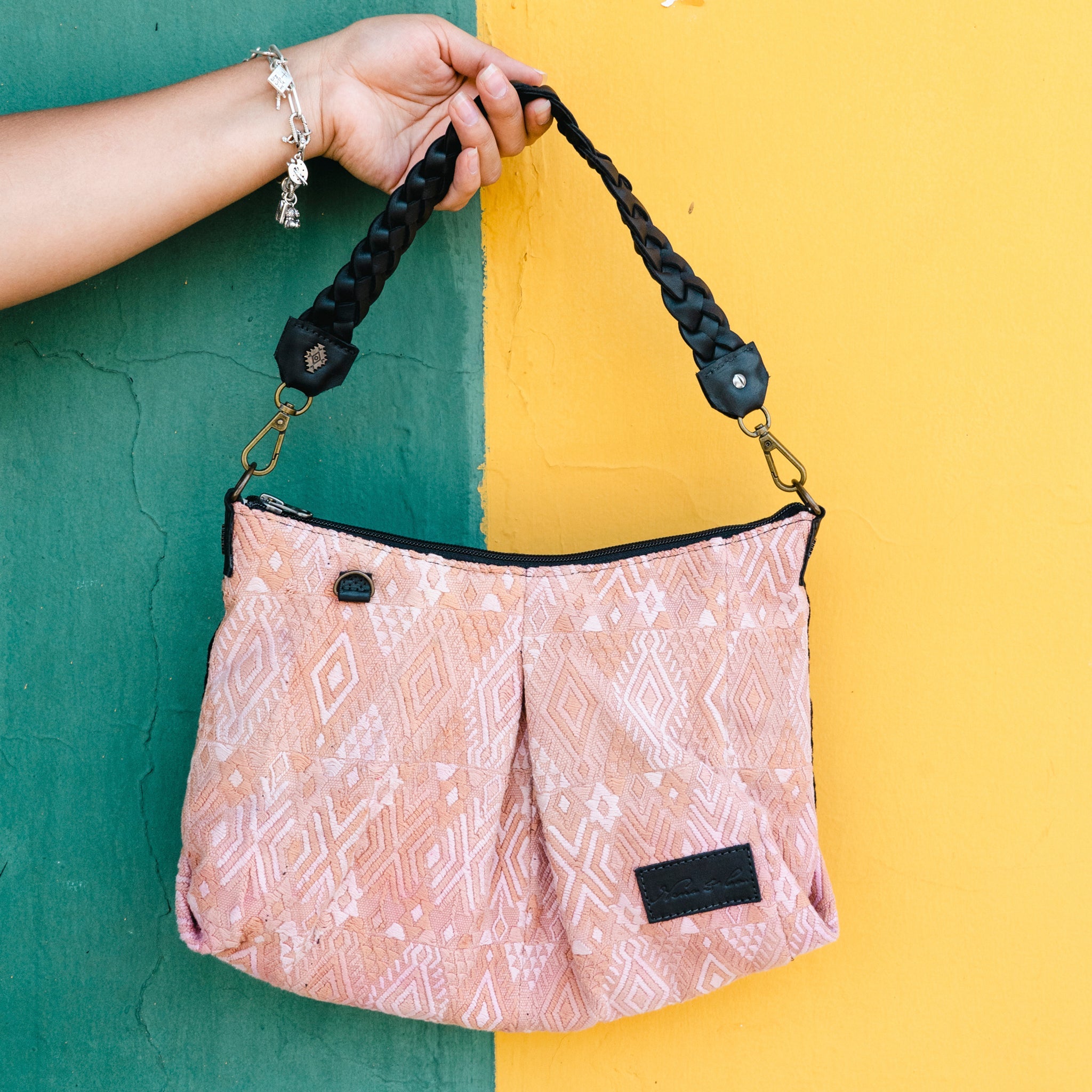 EXPEDITION BAG - SMALL - OOAK HUIPIL - BLACK - NO. 12191