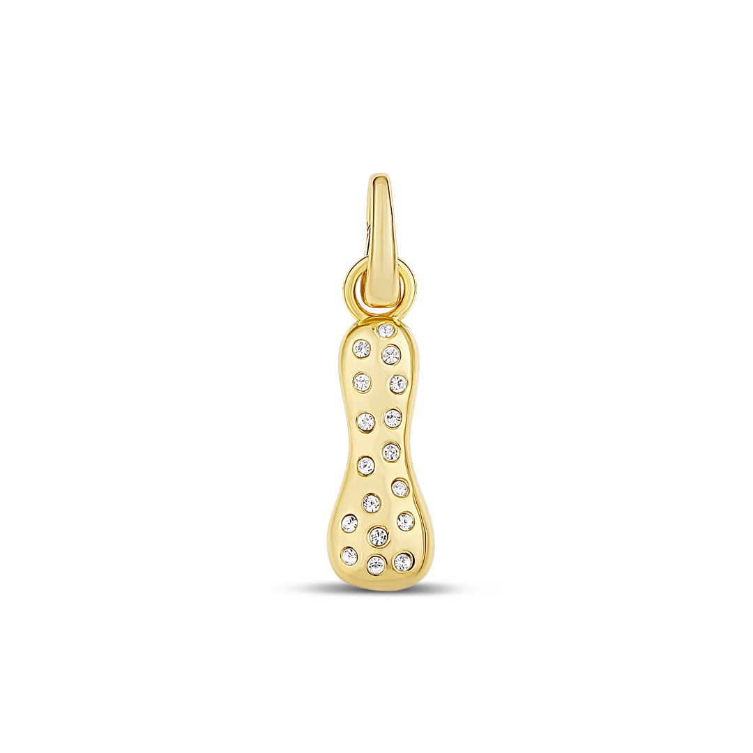 Pave Initial Drip Charm