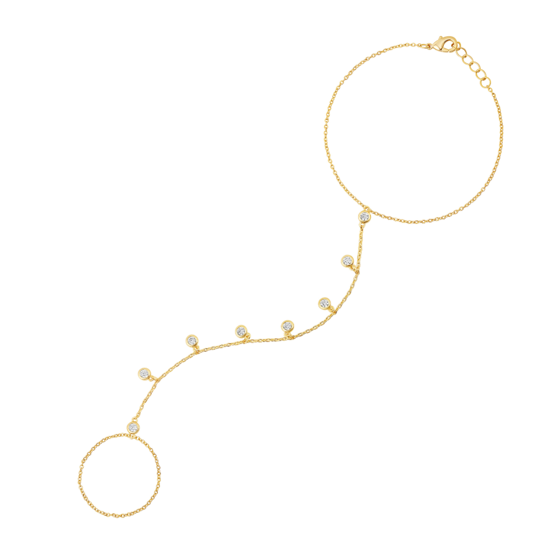 Bezel Fall Hand Chain