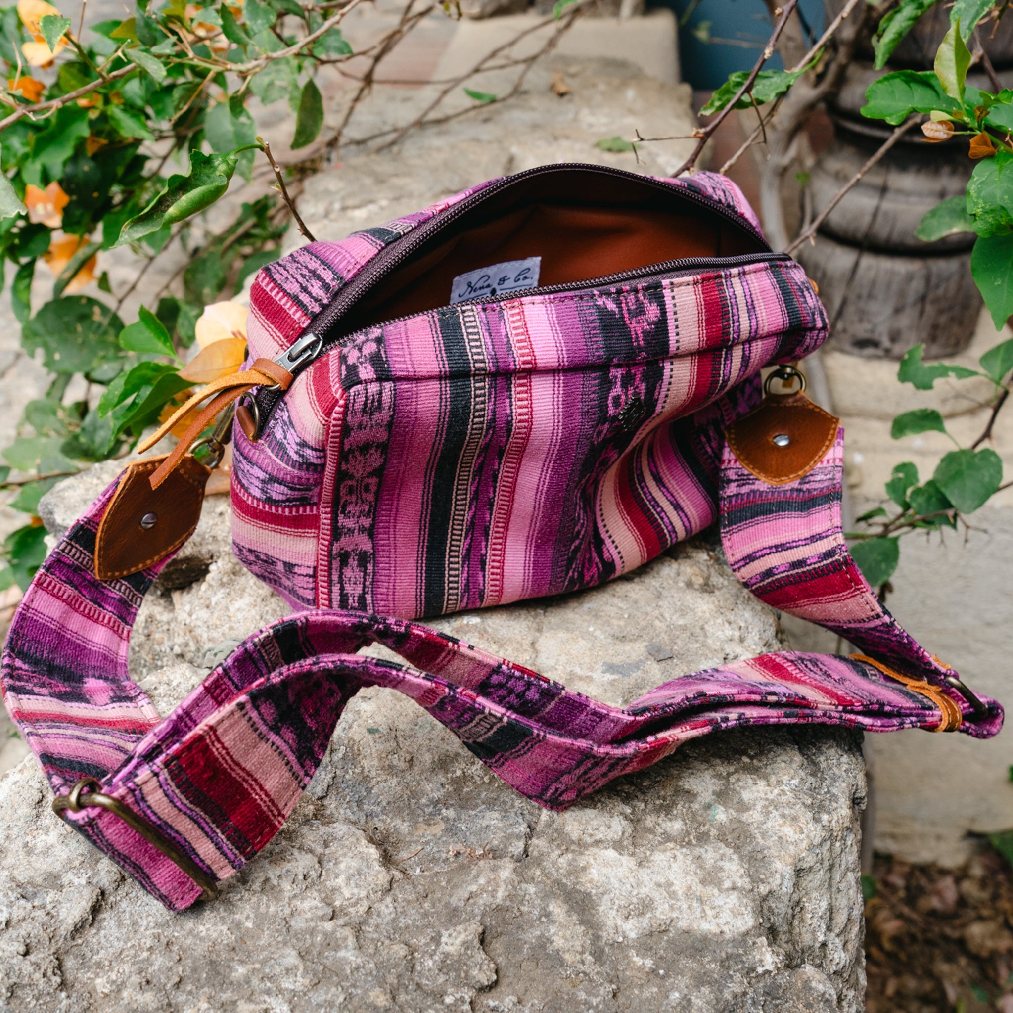 LARGE WANDER CROSSBODY BAG + STRAP SET - CORTE - CAFE - NO. 15777